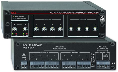 stereo audio distribution amplifier